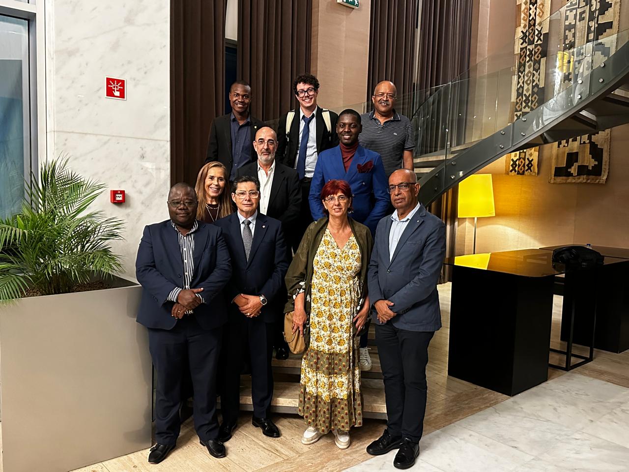 Foto de grupo dos rotários